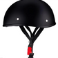 DOT Open Motorcycle Helmet - Matte Flat Black