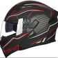 BFR Flip Up Motorcycle Helmet – Black & Red