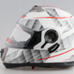 BFR Modular Motorcycle Helmet – White & Black